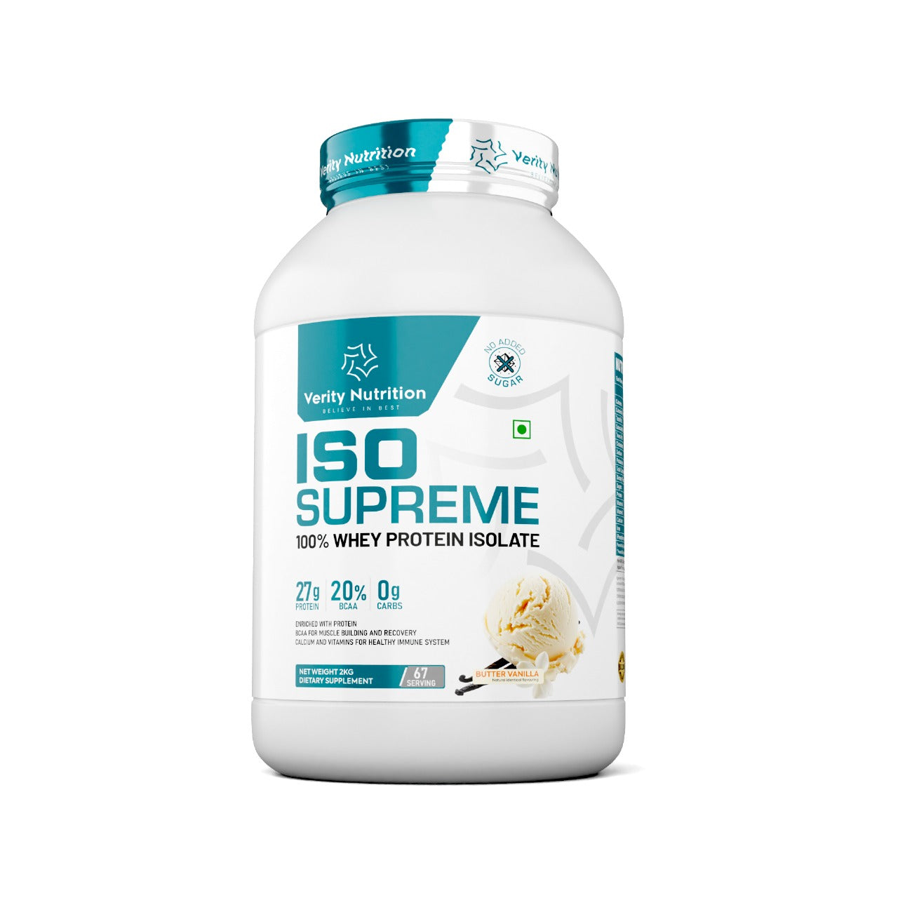 Verity Nutrition ISO Supreme – 100% Whey Protein Isolate (2kg)