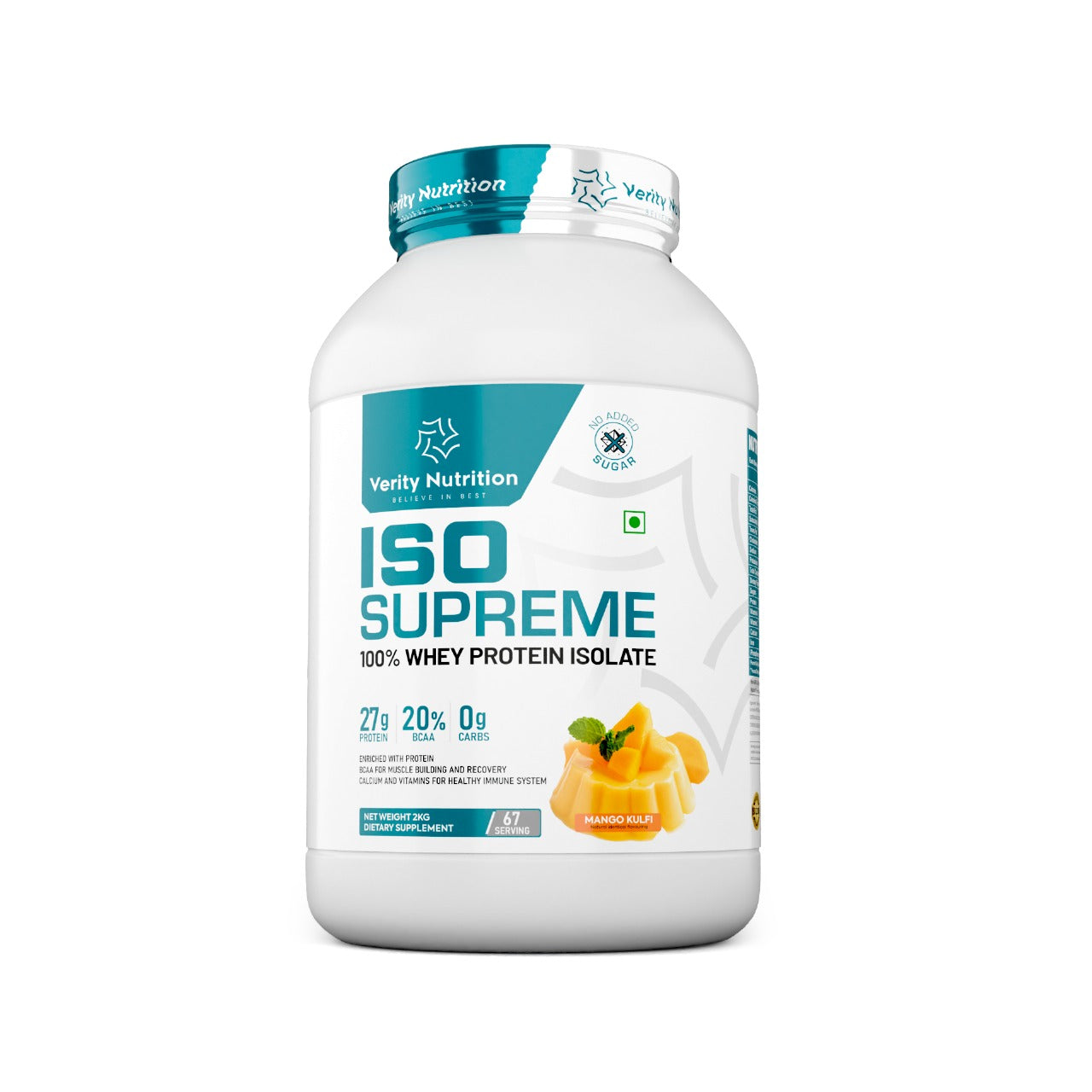 Verity Nutrition ISO Supreme – 100% Whey Protein Isolate (2kg)